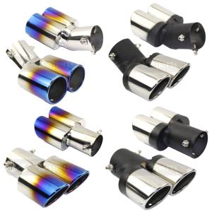 자동차 장착형 머플러 테일파이프 팁 배기 튜닝 장식 노즐 볼팅
