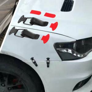 레이싱 바디 자동차 에어댐 범퍼고정 매미고리 액세서리 브라켓 클립 2p