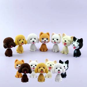 자동차 실내 꾸미기 흔들 인형 강아지 버블 헤드 장식 액세서리