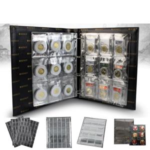 기념주화 희귀동전 코인 우표 수집 보관 포켓앨범 속지 케이스