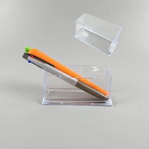 아크릴 투명 보관함 거치대 메모꽂이 명함꽂이 카드 홀더