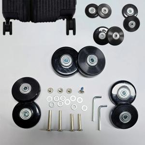 캐리어 바퀴 셀프 교체 수리 부품 더블휠 우레탄 고무바퀴 2개 1세트