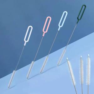 롱 미니솔 텀블러 젖병 물병 스트로우 빨대 세척솔 틈새 브러쉬