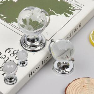 테이블 인테리어 소품 지구본 미니 크리스탈 투명 장식품 선물