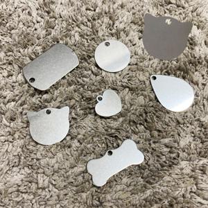 반려동물 분실방지 인식표 네임택 목걸이 만들기 재료 DIY 스텐 펜던트