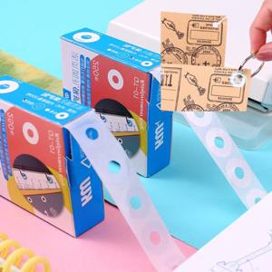 타공기 펀칭 홀 찢어짐 보호 원형 정리 가드 링스티커 구멍 테두리 테이프