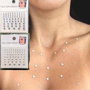 페이스 페인팅 쥬얼리 진주 스티커 공연 파티 포인트 메이크업