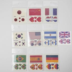 태극기 레터링 나라 응원 타투 스티커 단체 경기 국기 헤나