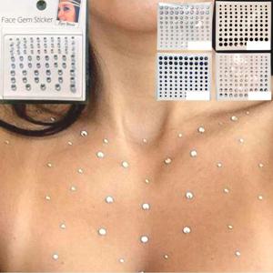 공연 파티 포인트 메이크업 페이스 큐빅 쥬얼리 분장 보석 스티커