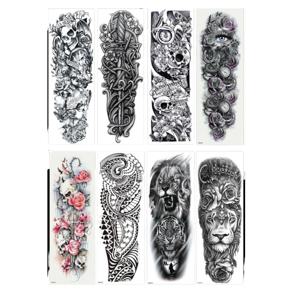 이레즈미 긴팔 타투스티커 셀프 헤나 대형 팔토시 문신 판박이