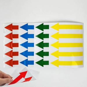 불량표시 배관 시정 마킹 불량 체크 검수 방수 화살표 스티커 라벨