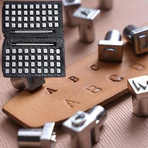 가죽 공예 각인 알파벳 영문 숫자 도장 이니셜 스탬프 36개 세트