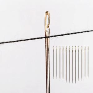 쉬운 실꿰기 실넣기 큰 바늘귀 옆트임 큰구멍 자수용품 바늘 12개 세트