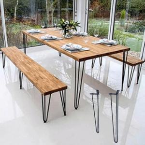 식탁 좌식 테이블 의자 DIY 모던 스틸 철제 프레임 U자 가구 다리