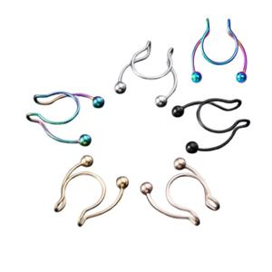 코 액세서리 페이크 피어싱 더블링 가짜 코 피어싱 코찌