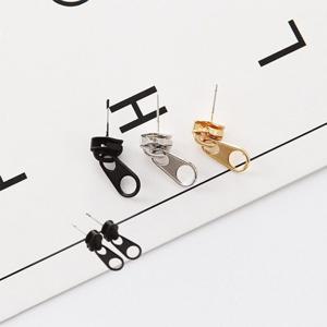 귀찌 패션 액세서리 유니크 힙합 펑키 스타일 지퍼 귀걸이