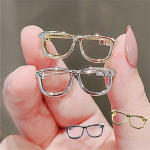 귀여운 미니 뱃지 안경 브로치 정장 자켓 DIY 꾸미기 옷핀 액세서리