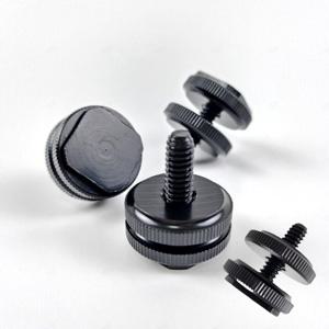 카메라 삼각대 핫슈 소켓 어댑터 1-4 인치 나사 액션캠 호환