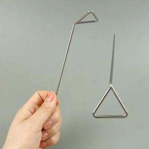 스텐 과학 실험용 도말봉 스프레더 셀 삼각 미생물 배양 실습 도구