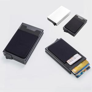 카드 보안 포켓 RFID 해킹방지 오토팝업 카드 보관 더블 홀더 지갑
