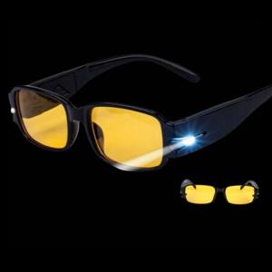UV 조명 랜턴 위조지폐 감별 LED 야간 작업 조명 안경 옐로우