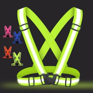 사이즈조절 야간 공사 주차장 안전벨트 작업밴드 조끼 안전반사 멜빵