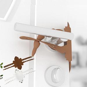 방문 닫힘 충돌 소음방지 문손잡이 도어 음소거 실리콘 커버 패드