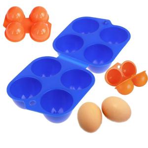휴대용 달걀 케이스 냉장고 정리 달걀 보관함 트레이 2구 4구