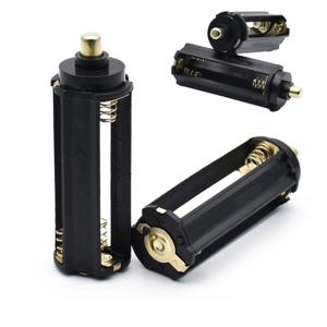 원통 AAA 3구 건전지 홀더 변환 전지 접지 배터리 꽂이 케이스