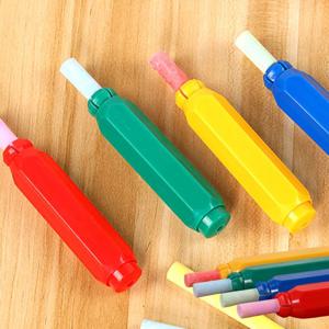 칠판 부착 자석 분필 홀더 꽂이 샤프식 컬러 케이스 멀티 초크