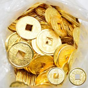 재물복 돌잡이 소품 옛날 주화 수집 촬영 인테리어 장식 황금엽전 동전