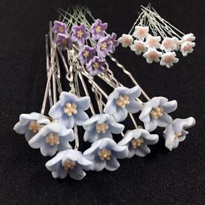 웨딩 혼주 한복 헤어핀 뒤꽂이 올림머리 장식 헤어코사지 릴리 머리핀