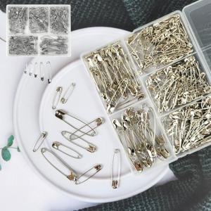의류용 수선 옷핀 클립 고정핀 코사지 핀침 부자재 수예 300p 세트