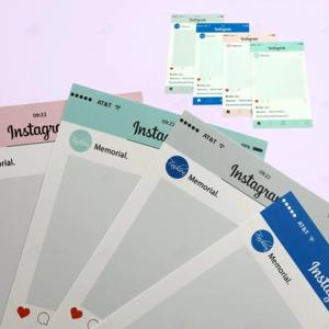 카드 꾸미기 SNS 인별그램 디자인 배경지 메모카드 소품 메모지