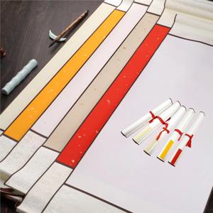 전통 서예족자 작품용 민화 족자 만들기 세로형 민속체험 필방 빈족자