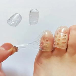 발가락 골무 실리콘 투명 마찰방지 커버캡 풋케어 보호 커버