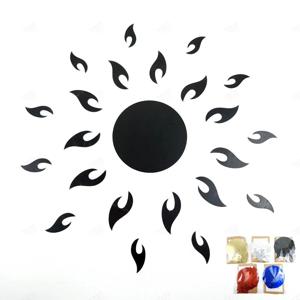 실내 벽 거울 인테리어 장식 태양 해바라기 문양 아크릴 시트지