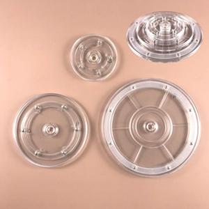 테이블 디스플레이 전시 베어링 받침대 장식 턴테이블 투명 회전판