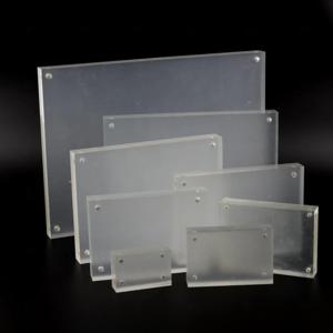 아크릴 POP 인생사진 투명 테이블 인테리어 거치대 자석 액자 4p