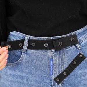 프리사이즈 만들기 바지 허리 사이즈 조절 탄성 똑딱이 벨트