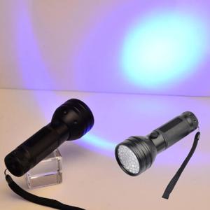 자외선 후레쉬 형광물질 위폐 보석 감별 51구 UV 랜턴 LED 라이트