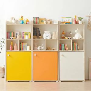 토리움 책장 초등학생 유아 4단 600 1도어 아이방 가구 배치