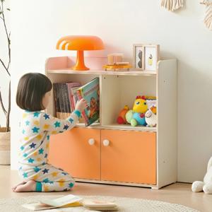 토리움 책장 2단 교구장 2칸 아이 아기 어린이 책장 유아 800