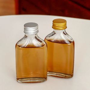 미르 위스키 키트 바이알 유리병 미니사각 100ml 골드캡 실버캡