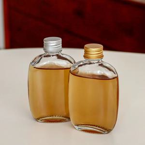 미르 위스키 키트 바이알 유리병 둥근사각 100ml 골드캡 실버캡