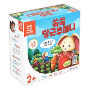 쏙쏙 당근주머니 보드게임 2세이상 유아 색모양 분류