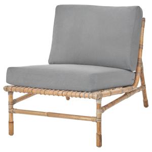 트바뢰 야외용 모듈식 1인용 소파 브라운/프뢰쇤/두브홀멘 다크그레이