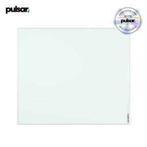 pulsar 슈퍼글라이드3 유리 마우스 패드 화이트색상 XL사이즈 Type-S