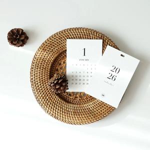 CCR 2026 캘린더 달력 종이속지 2type