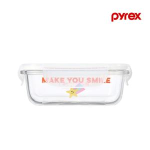 파이렉스 노티드2 4면 밀폐용기 직사각 370ml